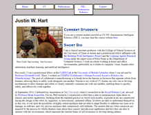 Tablet Screenshot of justinhart.net